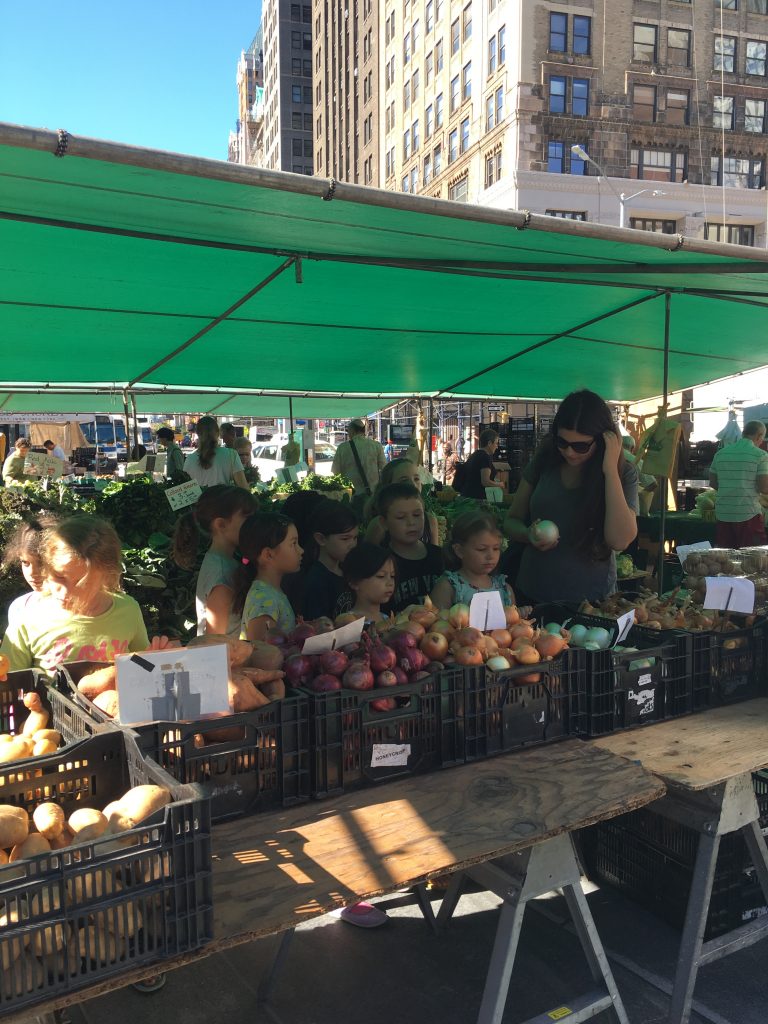 Visit to a Farmers Market in Brooklyn